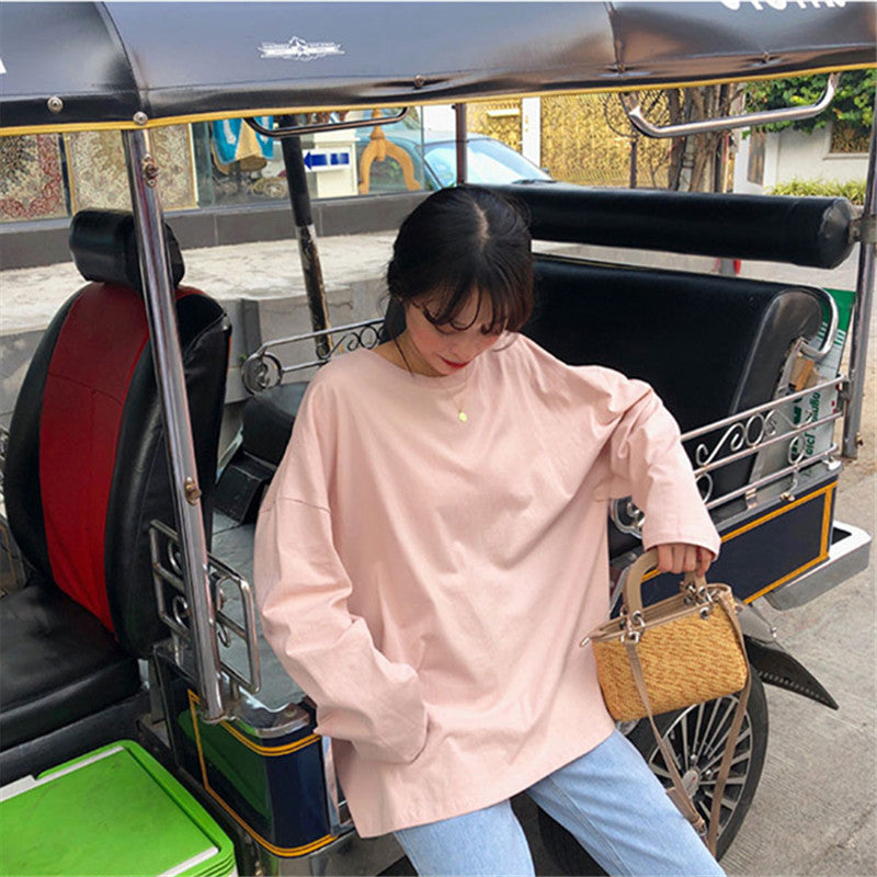 Loose And Lazy Style Versatile Long-sleeved Top - SHOP IT 