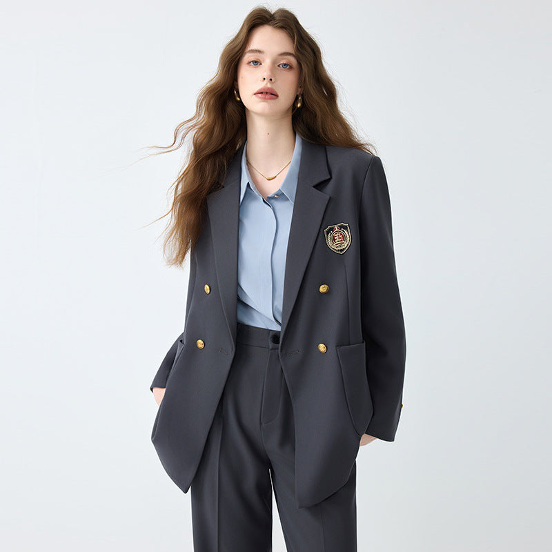 Women's Black Casual Blazer Set - SHOP IT 