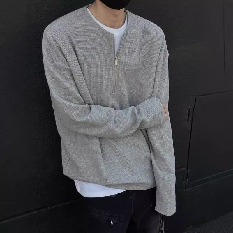 American-style High-street Crewneck Hoodie