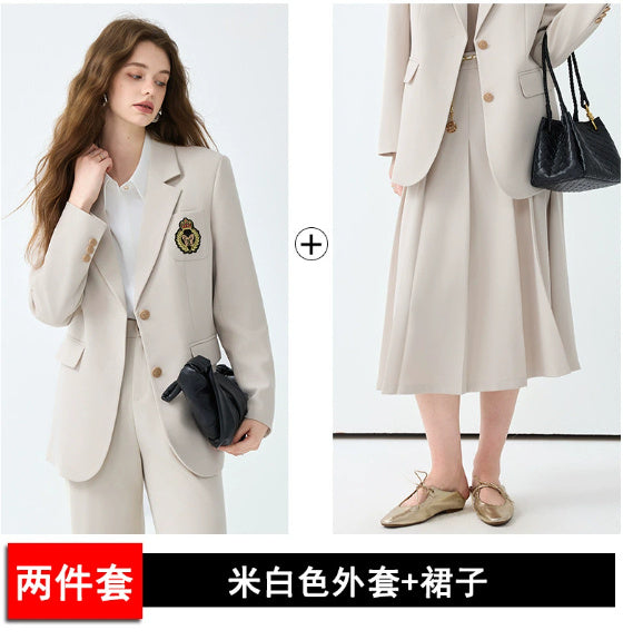 Women's Black Casual Blazer Set - SHOP IT 