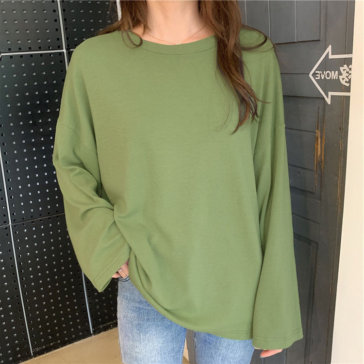 Loose And Lazy Style Versatile Long-sleeved Top - SHOP IT 
