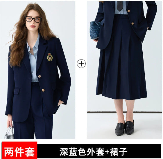 Women's Black Casual Blazer Set - SHOP IT 