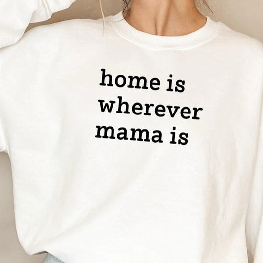 Women's Long Sleeve Crewneck Sweatshirt With Stripes - SHOP IT 