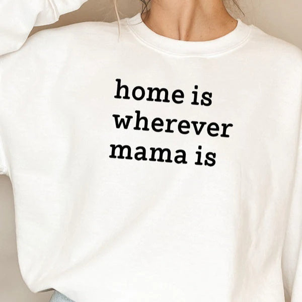 Women's Long Sleeve Crewneck Sweatshirt With Stripes - SHOP IT 