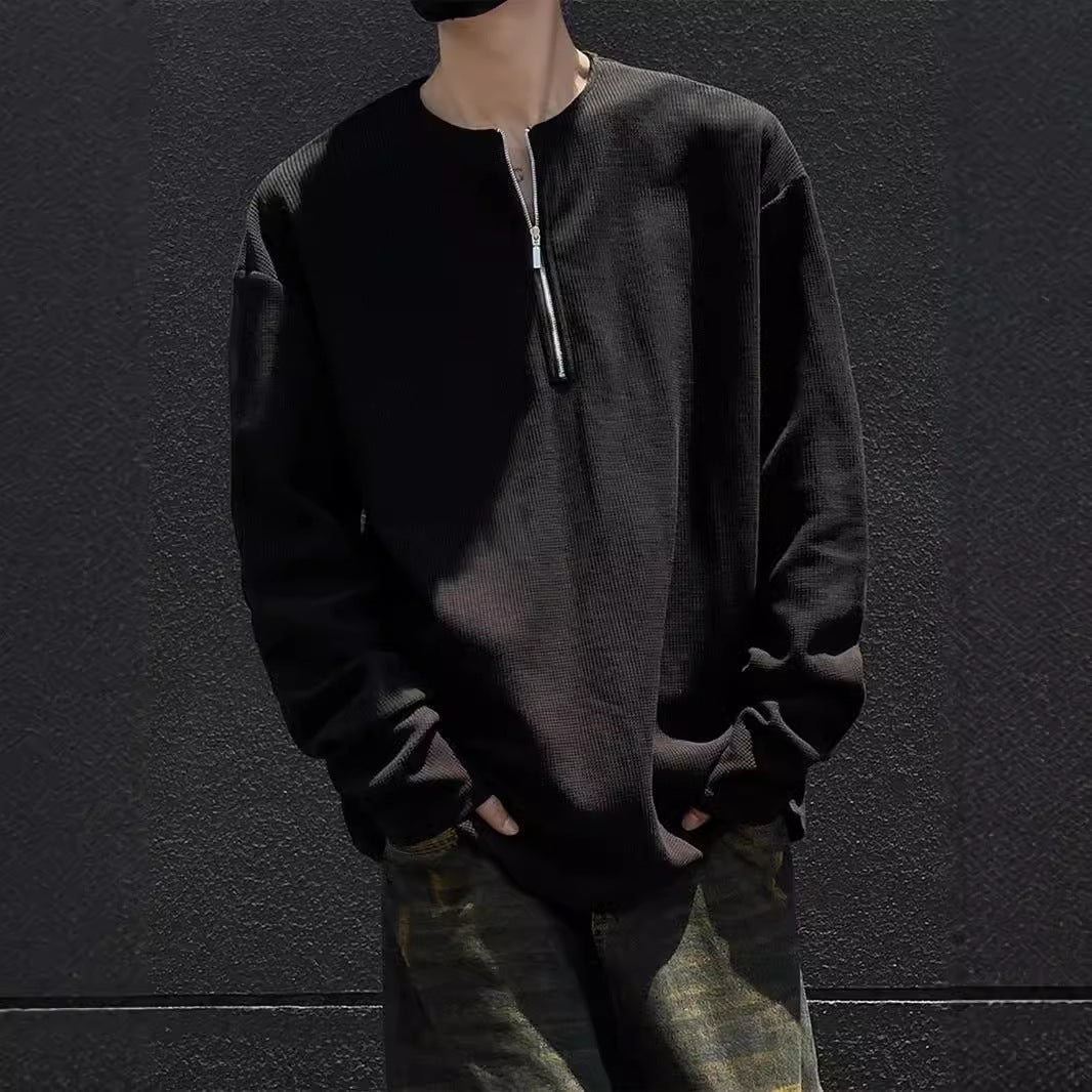 American-style High-street Crewneck Hoodie